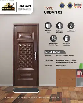 Fortress Pintu Baja Urban 80