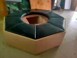 2 set sofa bulat untuk tiang ruko