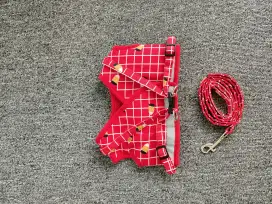 Tali Tuntun Harness Tali Kucing Anjing Model Rompi Cat Leash Dog Leash