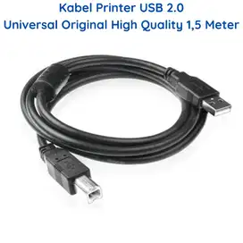Kabel Printer USB 2.0 Universal Original High Quality 1,5 Meter