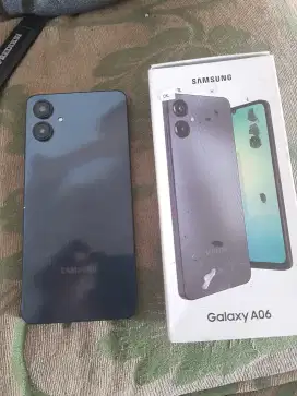 Samsung A06 ram 4/128 lengkap mulus