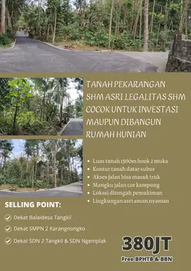MENCARI SEBIDANG TANAH UNTUK INVESTASI LUAS NAN MURAH?KAMI BERI SOLUSI