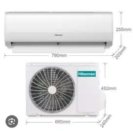 AC baru Tukar tambah merk hisense1/2 pk