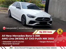 [ LOW KM 9RB ] Mercedes Benz Mercy C 300 C300 AMG AT Putih 2022/2023