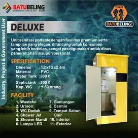TOILET DELUXE, TOILET PORTABLE DELUXE