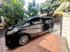 Toyota Alphard 2.5 G AT Hitam 2017 – Plat B, Pajak Panjang, Siap Pakai