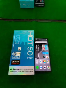 jual infinix hot 50 pro+ ram 8/256gb fullset mulus