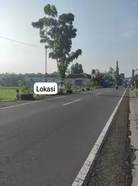 Tanah pinggir jalan raya sambisari purwomartani cocok cluster gudang