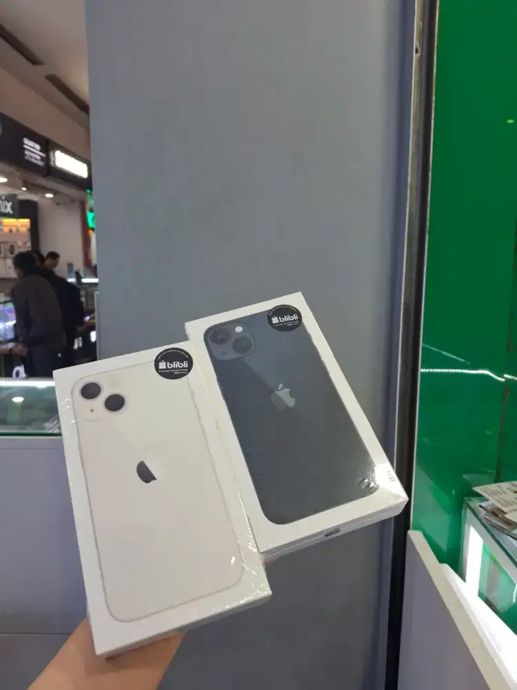 iphone 13 128gb garansi resmi, fresh no repack, greenpeel