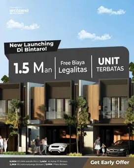 Kayu Manis Bellevue Rumah di Bintaro harga perdana anti masuk ganh