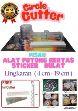 Alat Potong Sticker Bulat