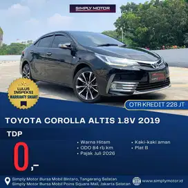 2019 Toyota Corolla Altis 1.8 V Sedan