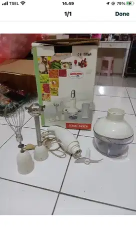 Hand mixer lengkap