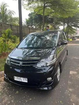 Alphard anh10 hitam asik nyaman seharga LCGC