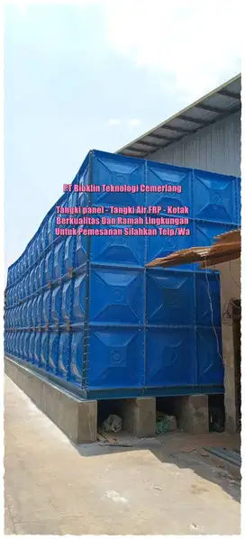 Tangki Air Fiberglass, Roof Tank, Tangki Air Kotak, Toren Air, Tangki