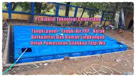 Roof Tank, Tangki Air Fiberglass, Tangki Air Kotak, Toren Air, Rooftan