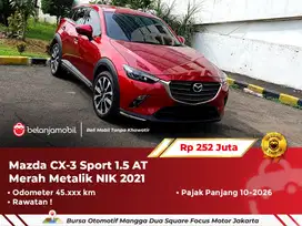 [ GARANSI 1TH ] Mazda CX-3 CX3 CX 3 Sport 1.5 AT Merah 2021/2022