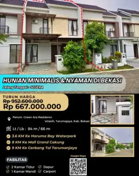 Dijual Rumah Green Ara Residence Setiasih