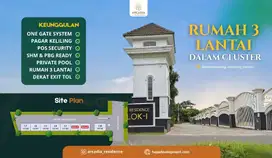 Rumah Sleman 3 Lantai Dekat Kampus UMY Gamping Kolam renang Pribadi