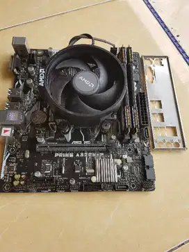 Sepaket AMD Ryzen 5 1600 | ASUS Prime A320M-F | Ram 8GB Team Elite