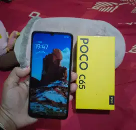 Poco C65 NFC ram 6+6/128 Fullset ori bukan KW!.