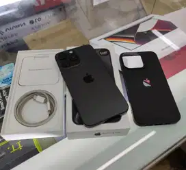 Second iPhone 15 Pro Max 256Gb Black iBox Fullset Mulus Original