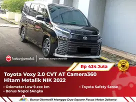 [ LOW KM 9RB ] Toyota Voxy 2.0 CVT AT Camera360 Hitam 2022/2023