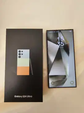 Jual HP Bekas Samsung Galaxy S24 Ultra 12gb/512 Titanium Orange