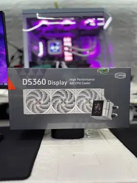 Ready aio cooler 3x fan white ada ips display pccooler ds360