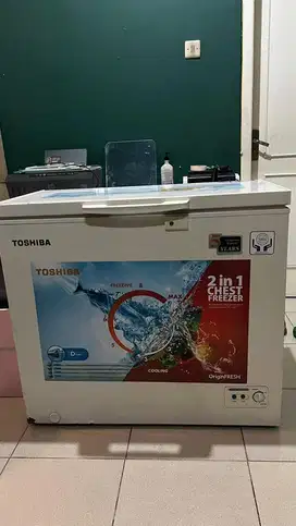 TOSHIBA FREEZER 2 in 1 Chest