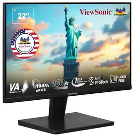 MONITOR VIEWSONIC GARANSI 3 TAHUN 22 INCH VA 100HZ BISA TT FREE ONGKIR