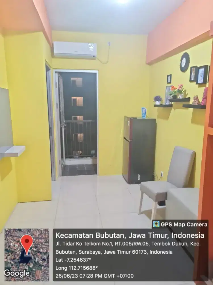 Dijual / Disewakan Apartemen Gunawangsa Tidar Tower B-2BR + - 3