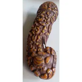 handle keris motif Bunga antik primitif