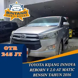TOYOTA KIJANG INNOVA REBORN V 2.0 AT MATIC 2000 CC BENSIN TAHUN 2016