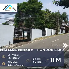 Cilandak Jakarta Selatan Dijual Rumah Samping Jalan Raya Halaman Luas