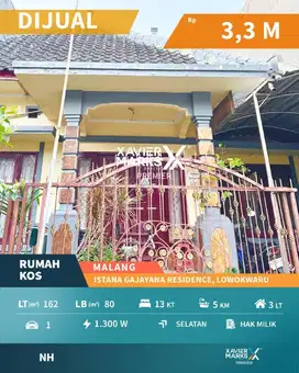 e056 Rumah Kost Siap Huni Kawasan Dinoyo Malang