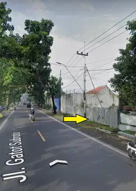 DIjual Tanah SHM Pinggir Jl Gatot Subroto jelakombo Jombang