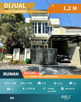 e061 Rumah Hook 3 Sisi Dijual di Saxophone, Lowokwaru, Malang