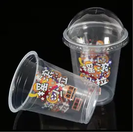sablon cup plastik