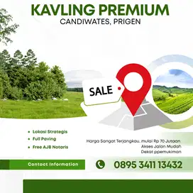 Dijual Tanah Hunian Siap Bangun View Pegunungan di Prigen