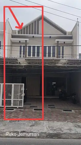 Dijual Ruko Komersial Baru Gress Jalan Jemursari 2 Lantai Siap Pakai