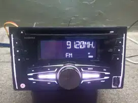 HeadUnit Double Din JVC KW-R710D USB AUX CD DVD Ipod Radio Lengkap Ori