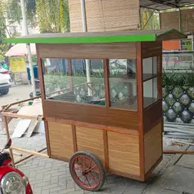 JUAL CEPAT! GEROBAK BESAR MIE AYAM BAKSO KALIDERES JAKARTA BARAT