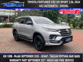 Km=10rb Pajak=1TAHUN Bunga=4,5% Toyota Fortuner 2.8 VRZ GR Sport 2024