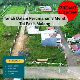 Tanah 3 Menit Pintu Tol Pakis Malang dalam perumahan