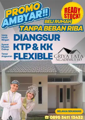 Rumah Murah, Syaratnya Mudah Belakang PT Sampoerna Sukorejo Pandaan