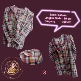 Part 2 Kemeja Brand Unisex Pria - Wanita Atasan Preloved - Second Hand