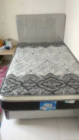 Kasur Busa Central Foam + Dipan ukuran 120x200 cm