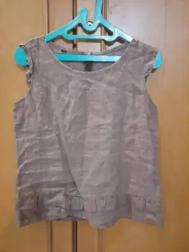 Preloved atasan wanita coklat