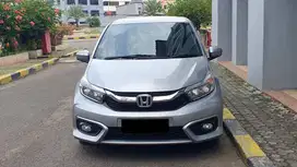 Honda Brio E CVT AT Facelift Silver 2019 Like New Low KM 13rb Record